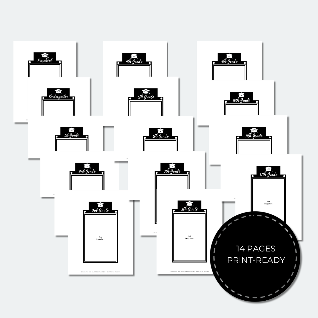 Customizable Photo Graduation Banner